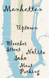 Manhattan Shopping Map
